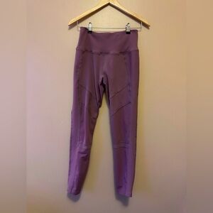 Zella Moto Legging Purple Mauve SZ M